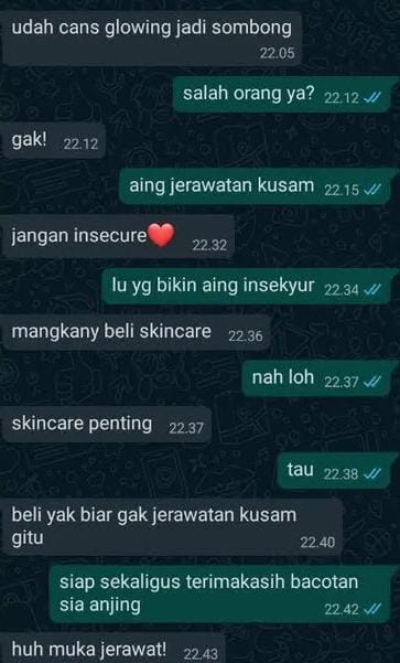 11 Chat lucu orang tidak percaya diri ini bacanya jadi menghela napas, endingnya bikin ngelus dada