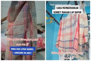 Tak perlu direndam sitrun, ini trik cuci serbet dapur bau apek dan kumal cuma pakai 2 bahan sederhana