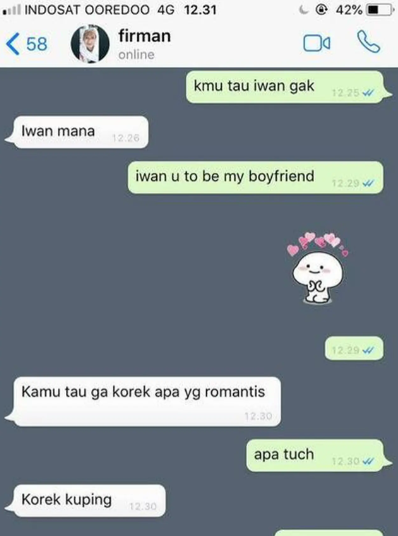 11 Chat lucu modusin gebetan ini jawabannya bikin nyesek, auto minder duluan