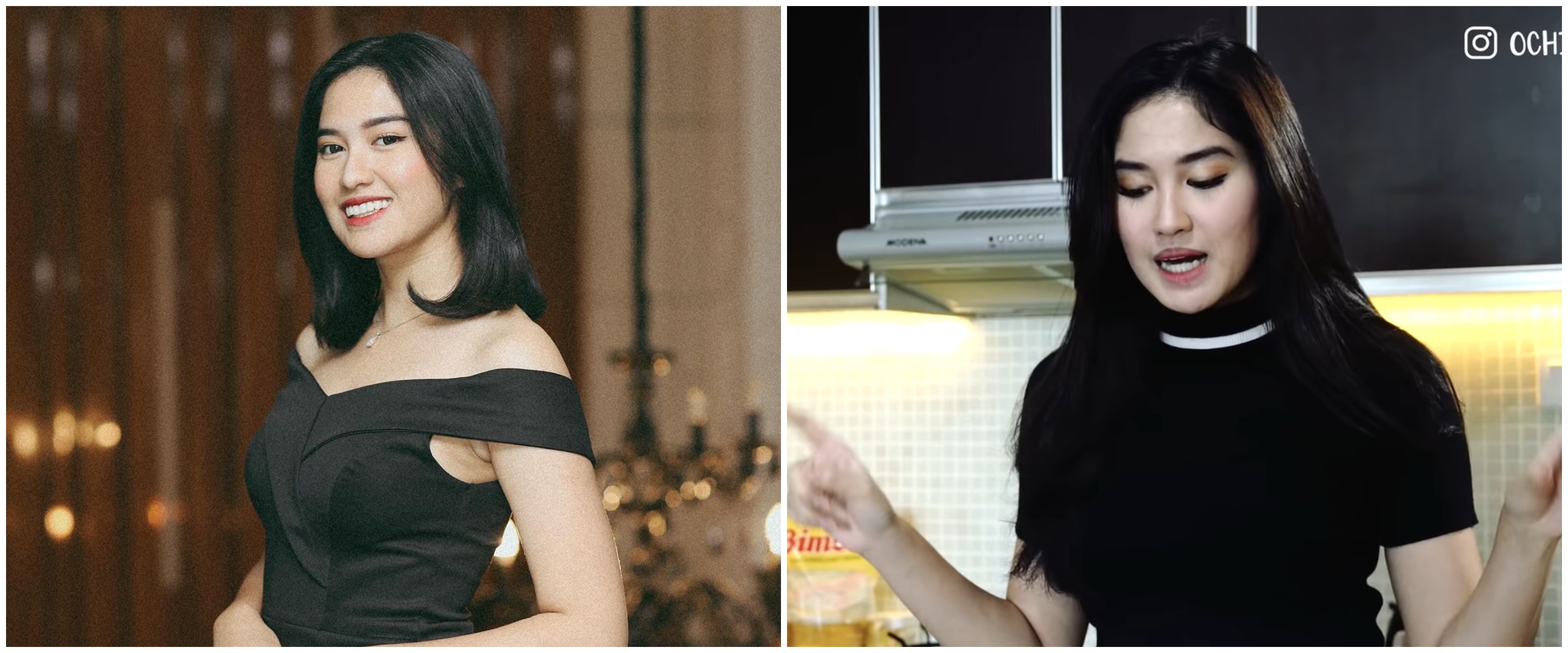 9 Potret dapur mungil Ochi Rosdiana yang banyak perabotan, tinggi kitchen setnya bikin salfok