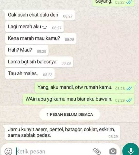 13 Chat lucu serba salah di mata pacar ini bikin frustasi, geregetan pol