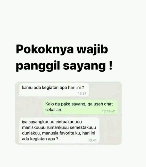 13 Chat lucu serba salah di mata pacar ini bikin frustasi, geregetan pol