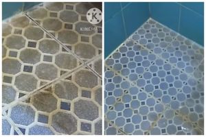 Bukan baking soda, emak-emak bersihkan noda kuning lantai kamar mandi ini ampuh pakai tambahan 1 bahan