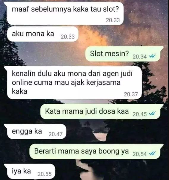 Hidup lagi damai-damainya, 11 chat lucu dimodusin admin judi online ini bikin resah