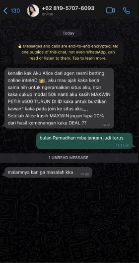 Hidup lagi damai-damainya, 11 chat lucu dimodusin admin judi online ini bikin resah