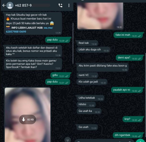 Hidup lagi damai-damainya, 11 chat lucu dimodusin admin judi online ini bikin resah