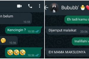 11 Chat lucu salah ketik suami istri ini bikin ketawa gemes, ada-ada aja kelakuannya
