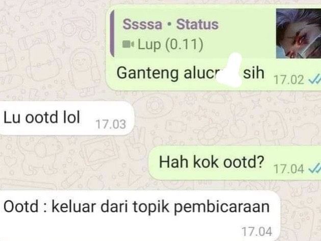 11 Chat lucu orang sama-sama bingung ini endingnya bikin kesal berjamaah, bacanya auto merem melek