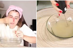 Hasilnya langsung terlihat, wanita ini tunjukkan cara kecilkan pori-pori wajah pakai 1 jenis tanaman