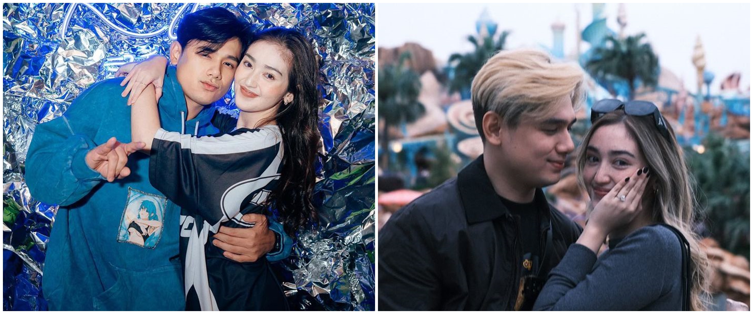 Mimpi jadi kenyataan, 9 momen Ranty Maria dilamar Rayn Wijaya di Disneyland usai 4 tahun pacaran