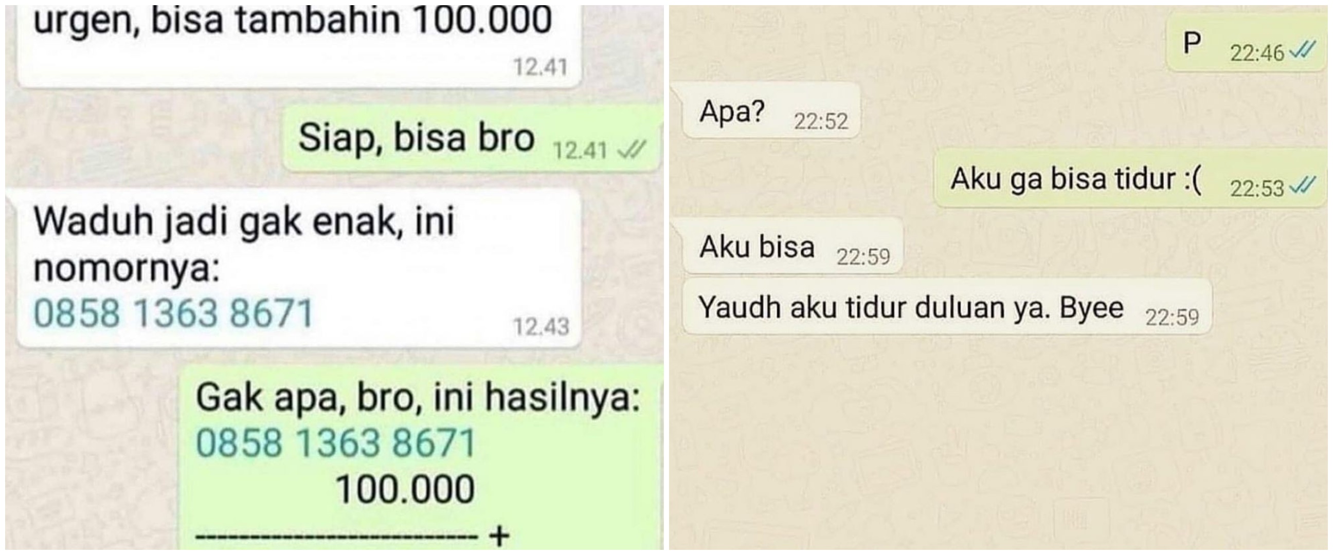11 Chat kocak minta bantuan ini responsnya bikin geleng kepala, bacanya sambil kesel