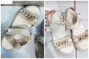 Tak perlu diolesi pemutih, ini cara cuci sandal dekil jadi bersih cukup tambah 1 bahan dapur