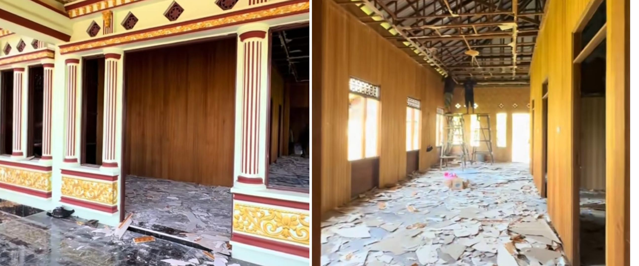 Bangun rumah di atas tanah mertua, wanita ini bongkar hunian megahnya karena disuruh bayar Rp 300 juta