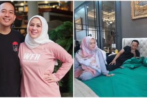 Desain plafonnya bak lounge hotel, 9 potret kamar tidur Denny Cagur ini ada kasur ratusan juta