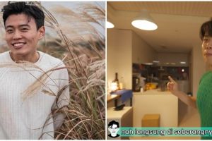 Dulu huni kamar sepetak kini tinggal di apartemen, ini 9 potret dapur Jang Hansol segaris ruang tamu