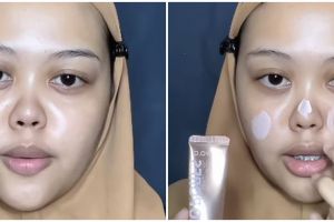 Wanita berwajah polos ini tiru dandanan Syahrini, hasil akhirnya malah disebut mirip Aurel Hermansyah