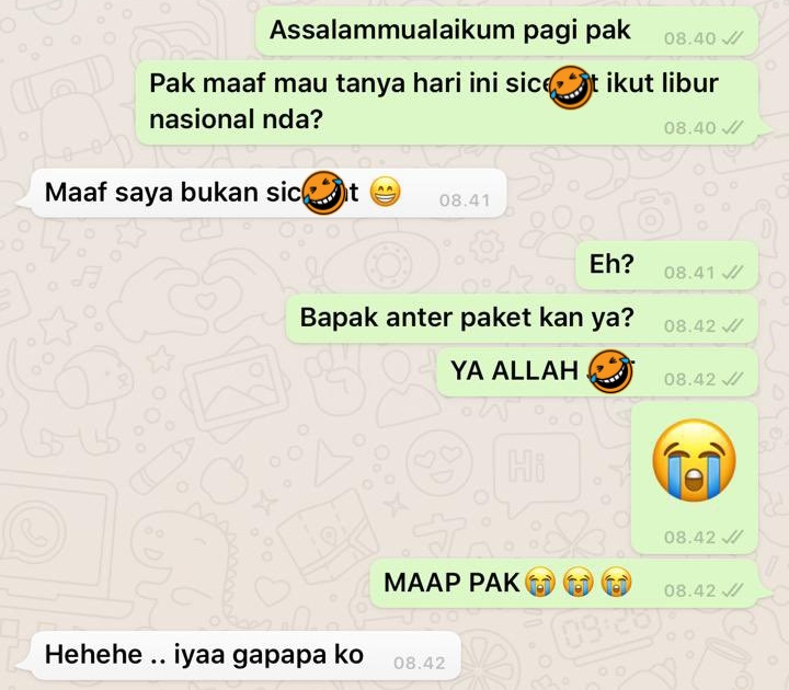 11 Chat lucu udah ngetik panjang-panjang endingnya malah salah kirim, bikin malu seumur hidup