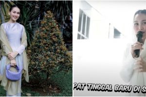 9 Momen Ayu Ting Ting gelar syukuran rumah baru, sang biduan berbagi uang ke keluarga besar