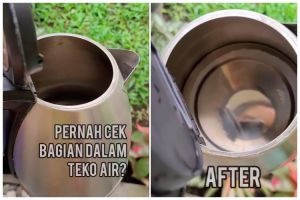 Bukan digosok baking soda, cara emak-emak menghilangkan kerak di teko ini ampuh pakai 1 jenis buah