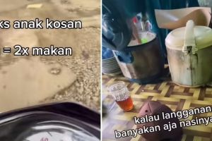 Anak kos tunjukkan life hack uang RP 10 ribu bisa dipakai makan dua kali, caranya tuai perdebatan