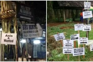 11 Potret kocak papan petunjuk lokasi pernikahan ini nyeleneh pol, bikin tamu auto mikir keras