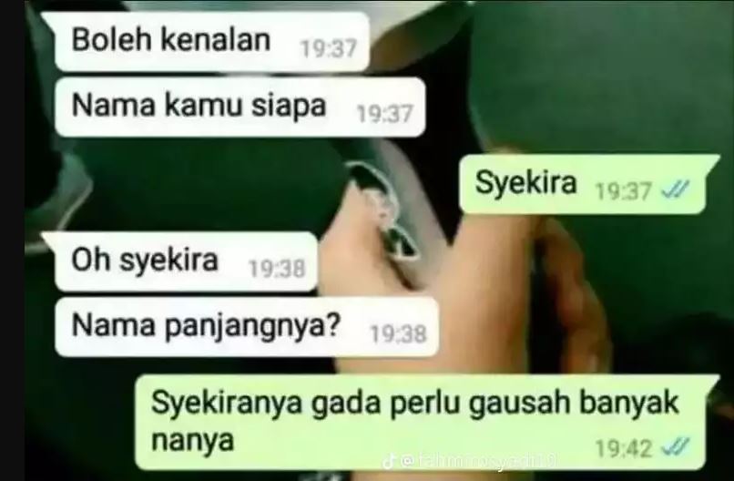 11 Chat lucu random ini dapat balasan tidak terduga, bikin kaget dan auto geleng kepala