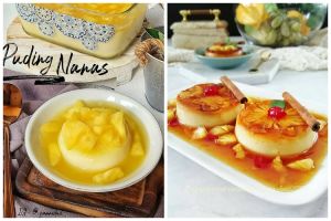 11 Resep puding nanas paling nikmat, lembut, legit, dan mudah dibuat