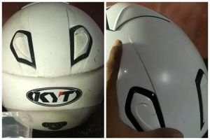 Cuma pakai 1 alat dapur, pria ini bagikan trik bersihkan helm kusam dan penuh baret agar kinclong lagi