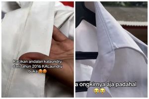 Bukan digosok baking soda, ini cara hilangkan bintik hitam di kerah baju putih tambah 1 bahan dapur