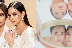Punya paras mirip hingga dikira editan, pemotretan 7 seleb ini bikin warganet terkecoh