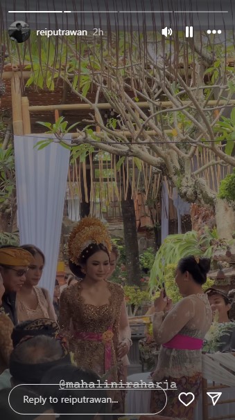 9 Momen Mahalini gelar prosesi Mepamit di Bali jelang nikah, keluarga Rizky Febian turut menyaksikan