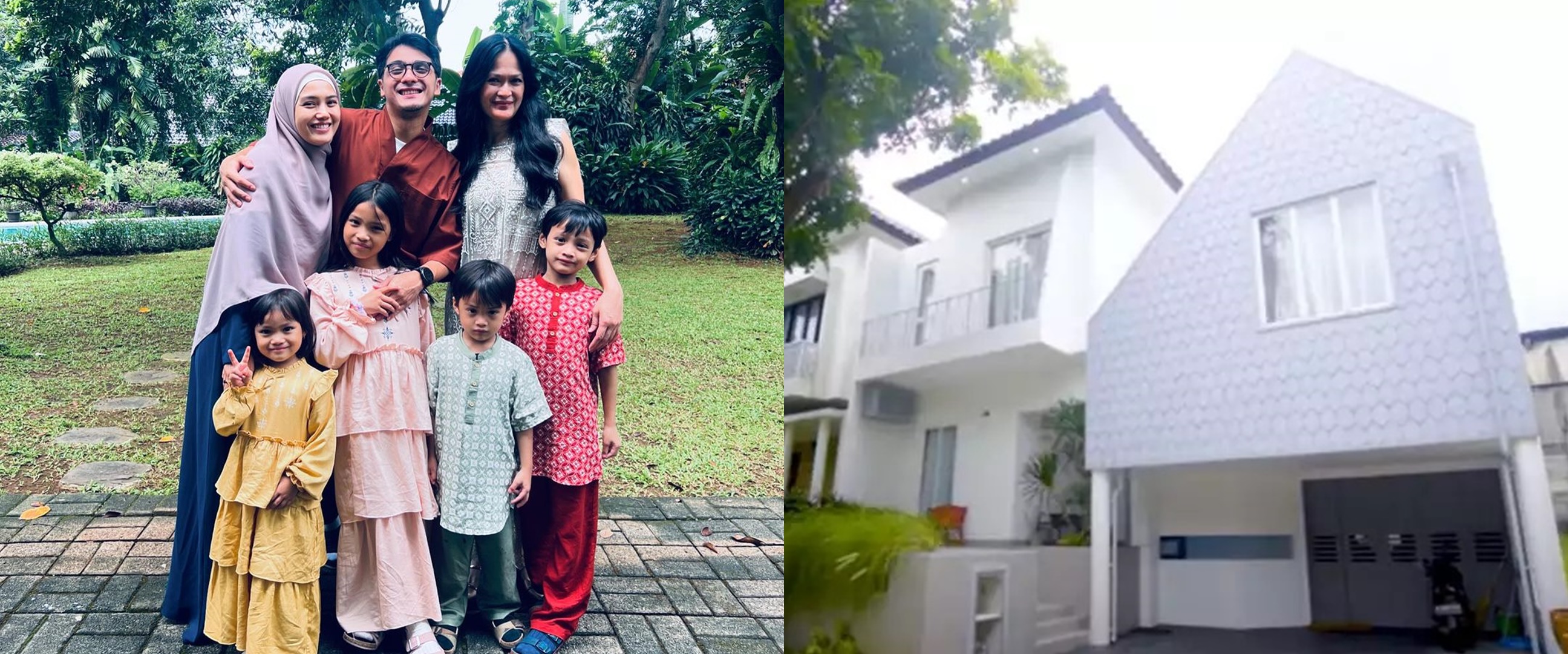 Bentuk rumahnya unik, ini 9 potret dapur segaris Ricky Harun yang nyambung ke ruang TV