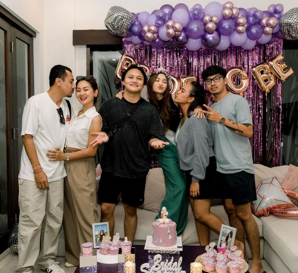 Baru diungkap selang sebulan dihelat, intip 11 momen bridal shower Mahalini yang digelar intim di Bali