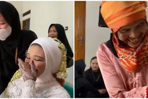 Baru selesai dirias MUA, kelakuan nenek usap wajah pengantin wanita ini bikin geregetan, auto badmood