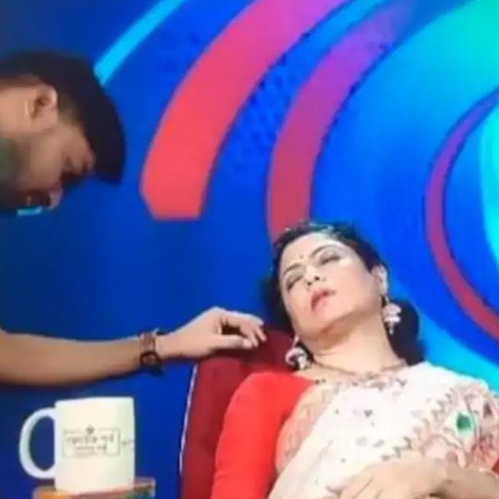 Gelombang panas hingga 46 derajat, pembaca berita di India ini pingsan karena tak tahan kepanasan