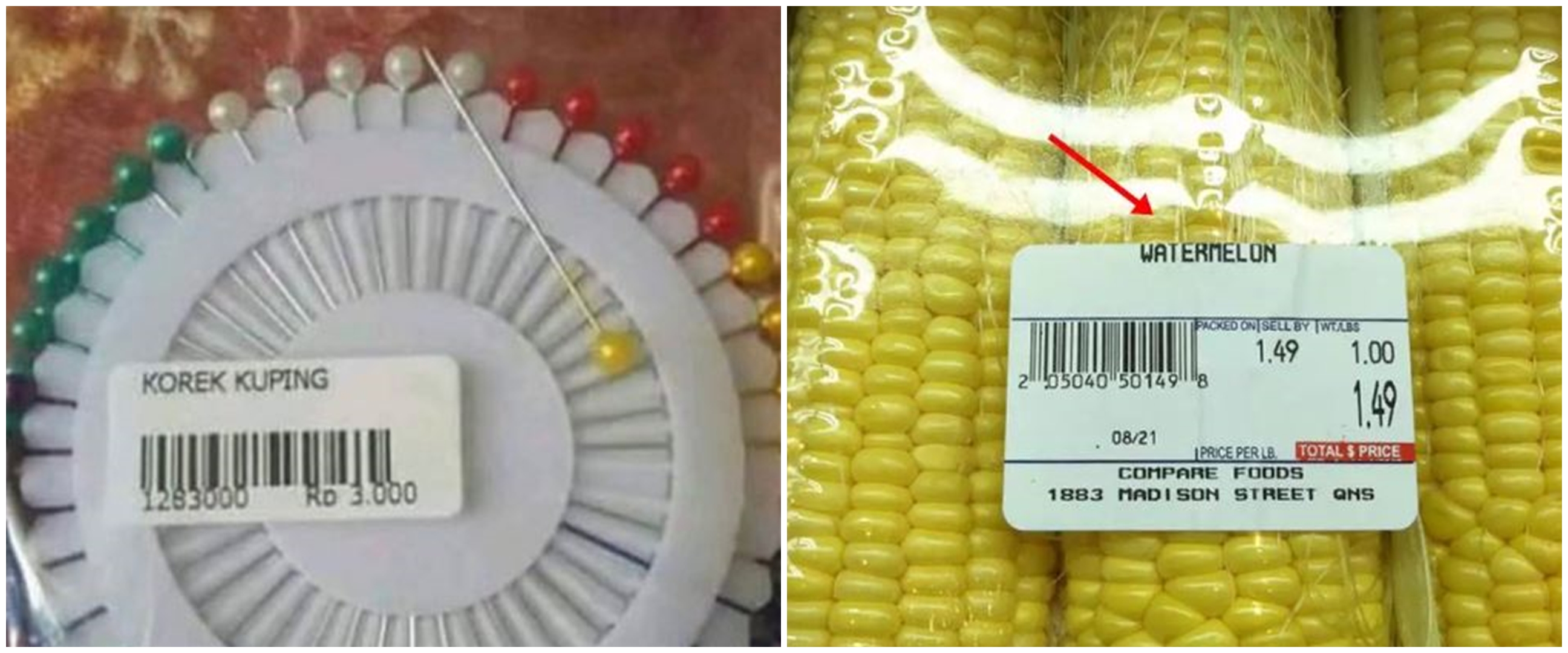 11 Potret kocak salah tulis di label barang ini bikin salah fokus, sepele tapi fatal nih