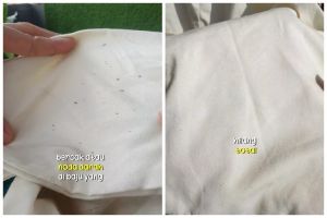 Tanpa digosok sitrun, begini trik hilangkan noda darah di baju cuma pakai 2 bahan dapur