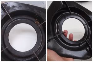 Tak perlu direndam air panas, begini trik hilangkan kerak di tungku kompor cuma pakai 3 bahan dapur