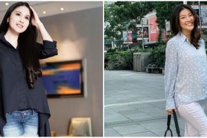 11 Seleb ini tetap terlihat langsing meski tengah hamil tua, penampilannya bikin berdecak kagum