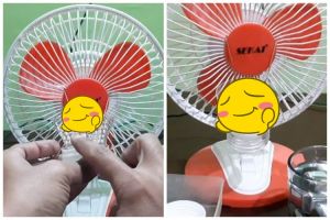 Cara bapak-bapak mengubah kipas angin jadi sedingin AC ini kreatif abis, cuma pakai 1 sampah dapur