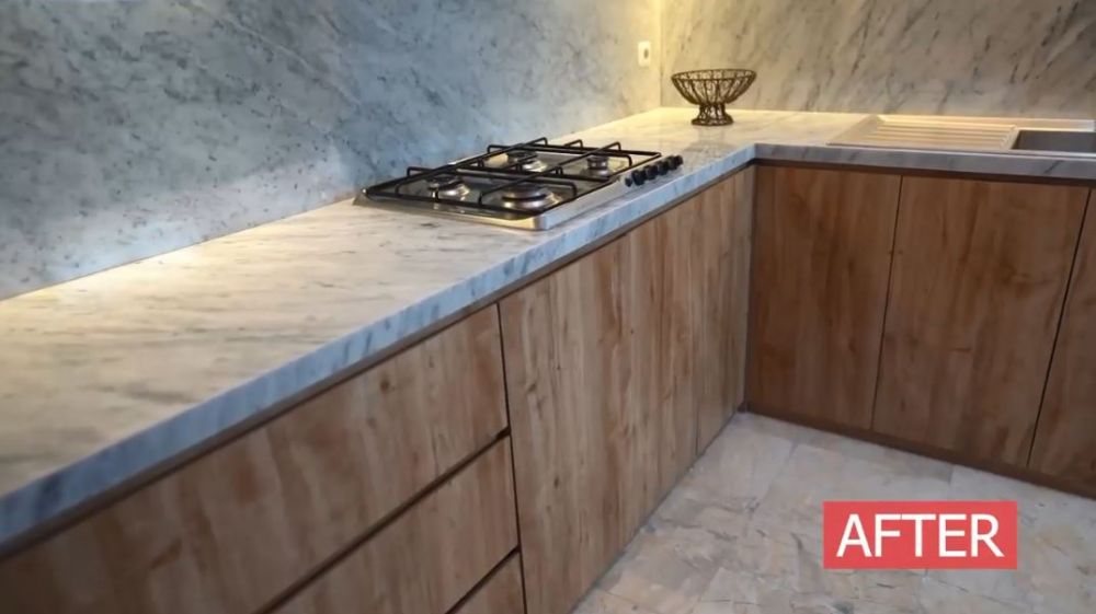 9 Potret dapur Tasya Kamila di Indonesia ini konsepnya minimalis, estetiknya unreal bak desain 3D