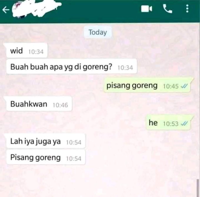11 Chat lucu tebak-tebakan ini bikin senyum lebar, ada-ada aja jawabannya