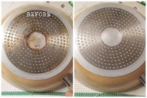 Tak direndam semalaman, ini trik basmi noda gosong kecokelatan di pantat panci pakai 1 bahan sederhana