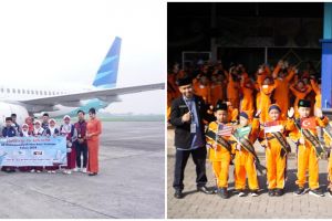 Bukan pertama kali siswa 5 SD sewa pesawat Garuda Indonesia buat study tour, begini rute perjalanannya