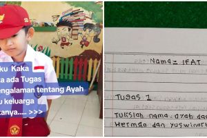 Cerita anak SD tentang keluarganya di tugas sekolah ini bikin ibunya tak kuasa menahan tangis