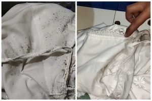 Cara membersihkan bintik hitam akibat jamur di mukena putih dalam 10 menit, wanginya juga tahan lama