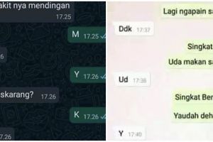 11 Chat lucu dicuekin sama pacar ini bikin nangis seharian, auto pengin putus