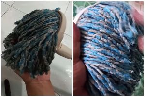 Tak perlu direndam semalaman, ini trik memutihkan kain pel buluk pakai tambahan 1 bahan dapur