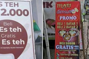 11 Potret kocak promo jualan ini endingnya bikin kesal sampai ke ubun-ubun, nyeleneh pol