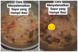 Tanpa ditambah baking soda, ini trik menyelamatkan sayur lodeh hampir basi pakai 1 bumbu dapur